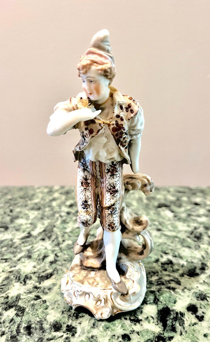 Pair Of German Porcelain Figures, Late 19th Century-photo-7