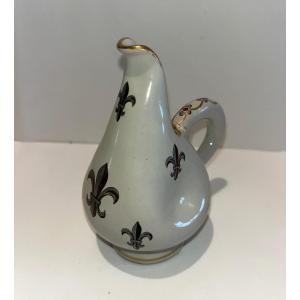 Creamer Milk Pot Gallé Ceramic 19th Century