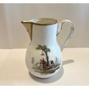 Creamer Milk Pot From Saxe In Porcelain Late 18th Century, Early 19th Century