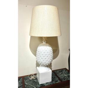 Très Grande Lampe Ananas Années 1970