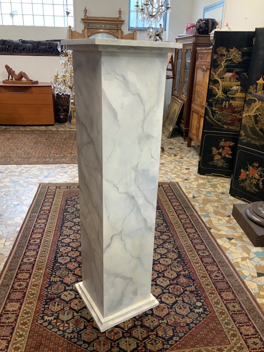 Wooden Column Imitation Marble-photo-3