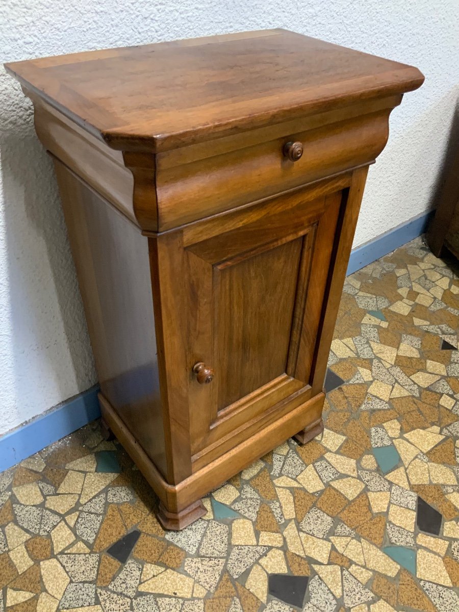 Louis Philippe Period Bedside Table-photo-2