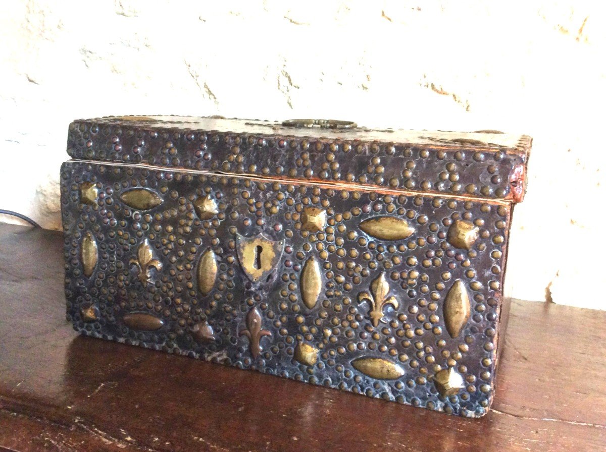 Studded Leather Box