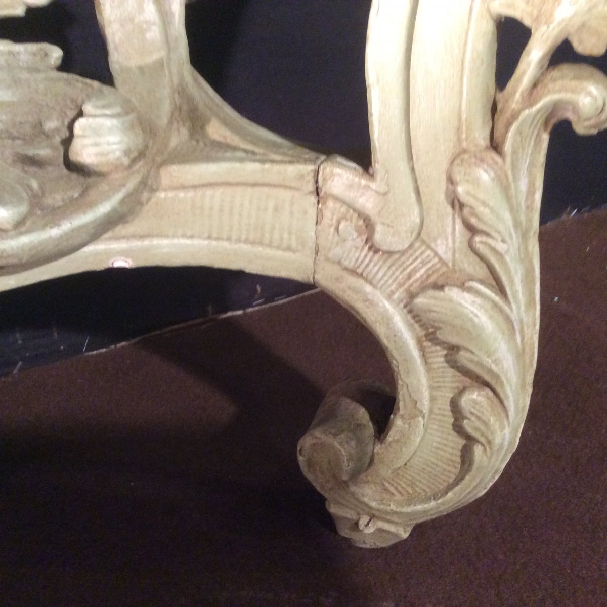 Louis XV Rocaille Style Console-photo-5