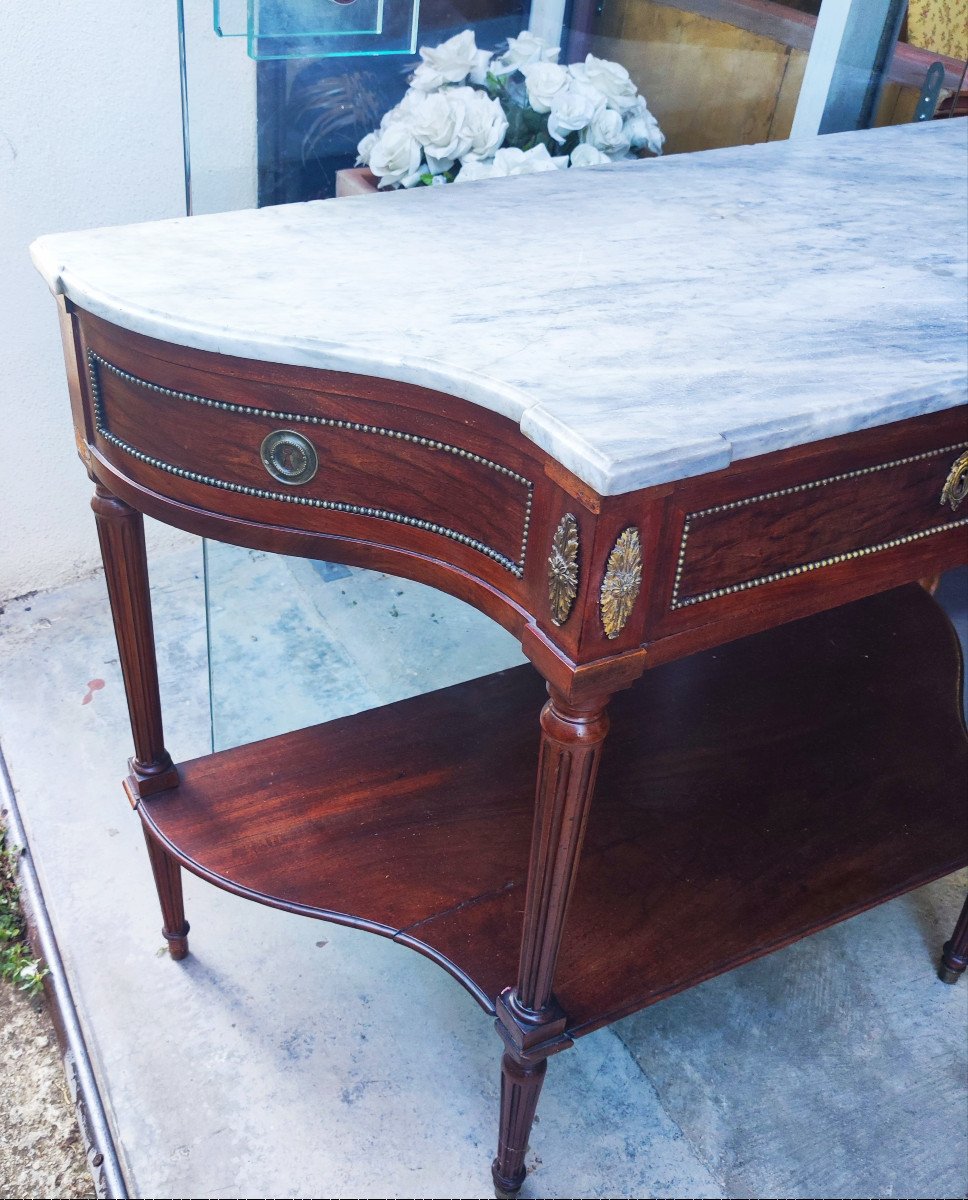 Marble Top Console-photo-2