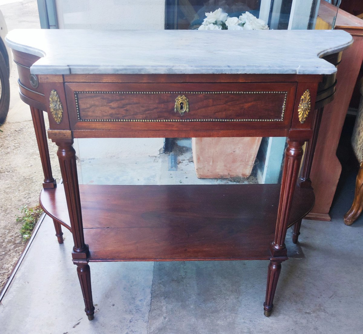 Marble Top Console