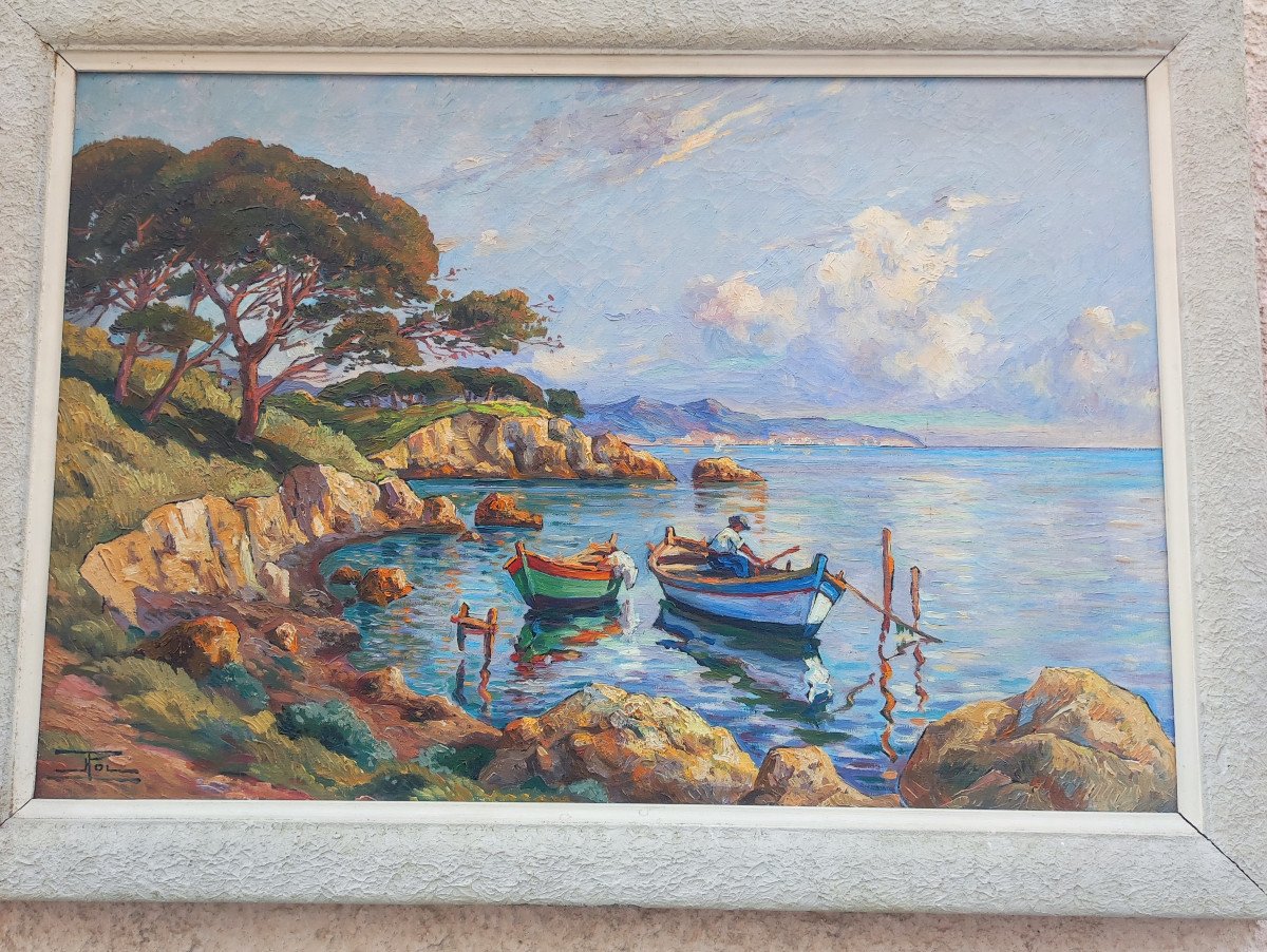 Seaside Landscape Painting