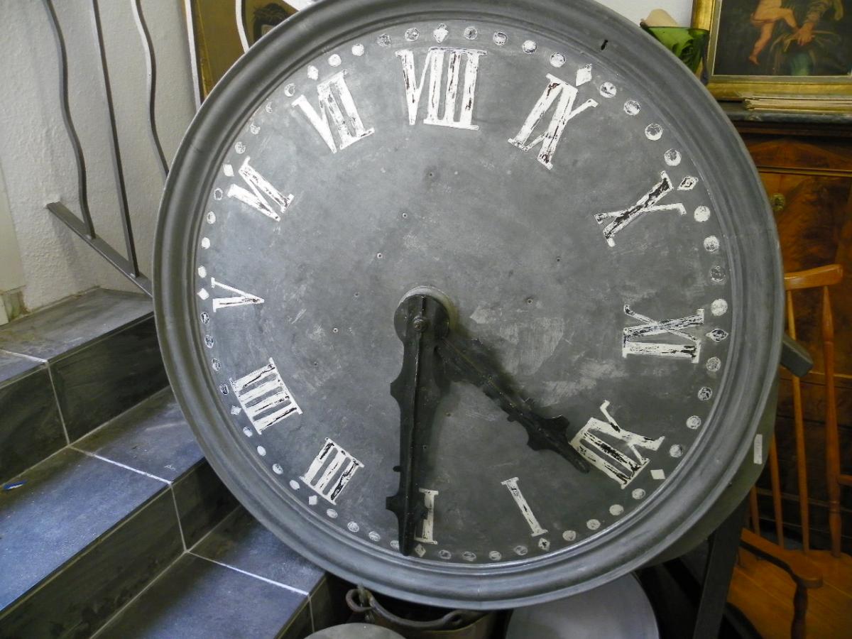 Wall Clock In Zinc