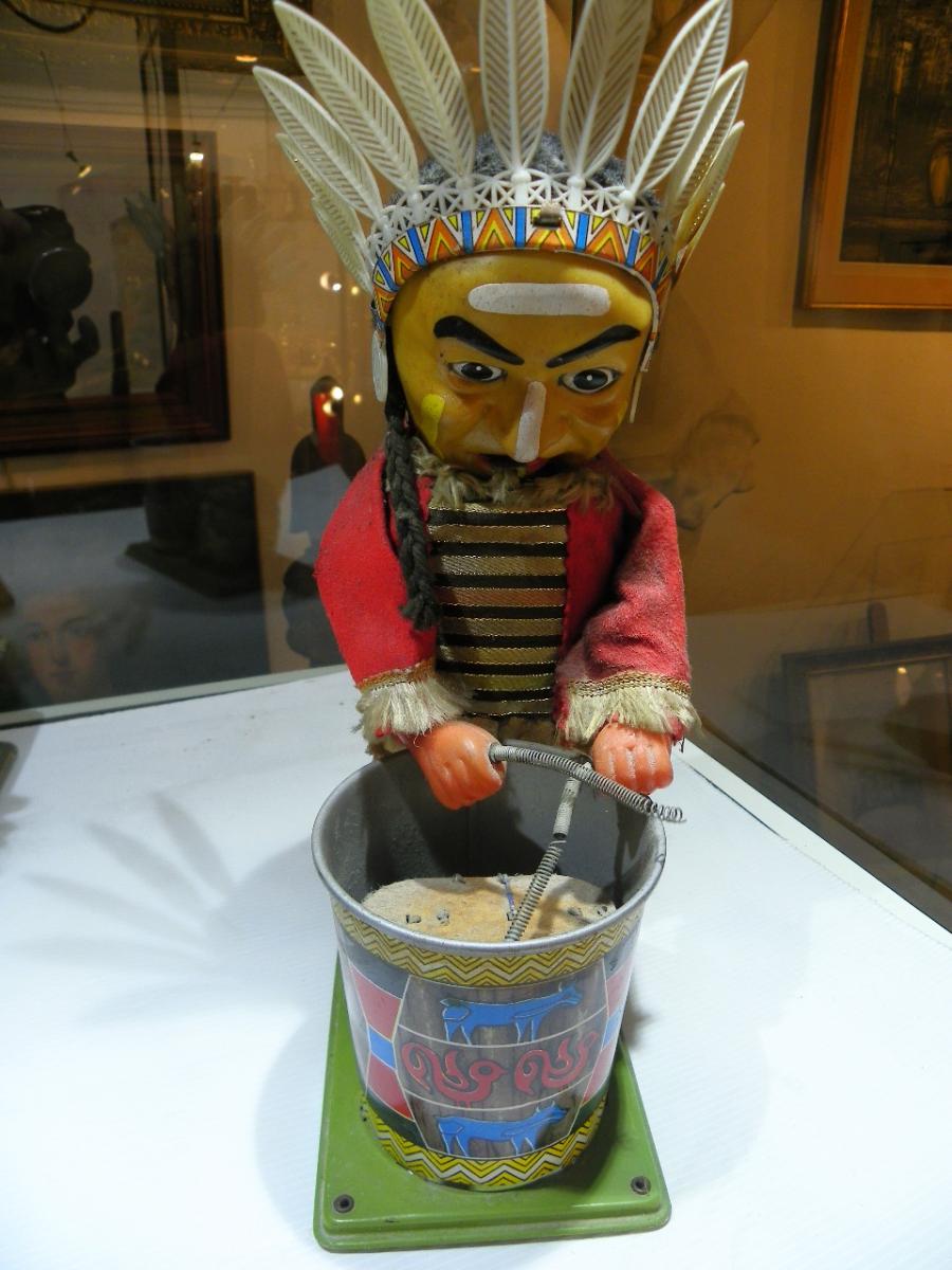 Indian Automaton Playing Drums