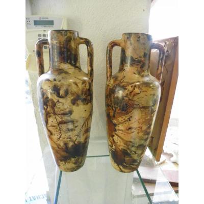 Pair Of Vases Vallauris