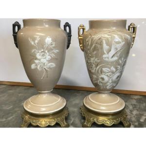 Pair Of Porcelain Vase