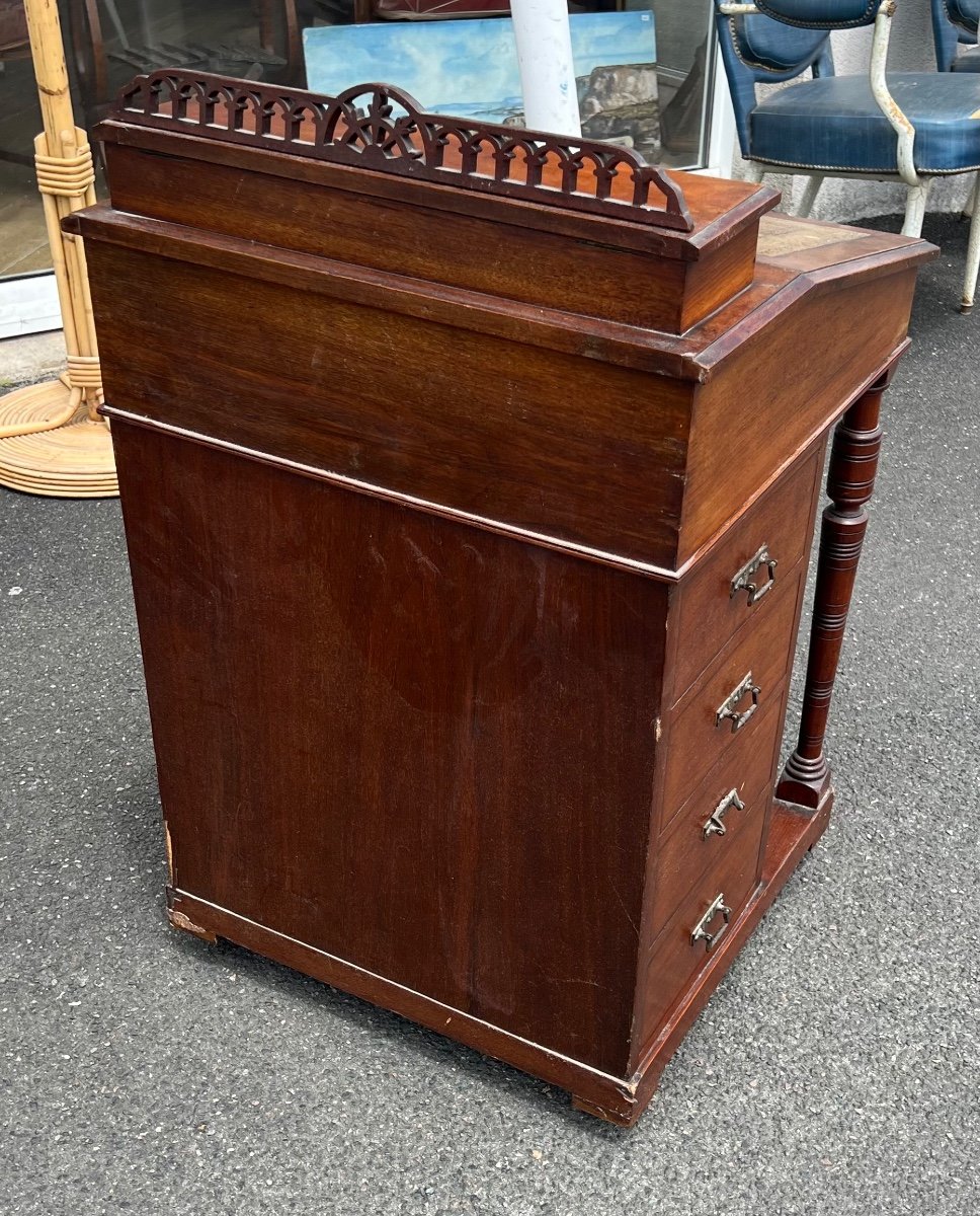 Ancien Bureau écritoire Davenport époque Fin 19 Eme -photo-1