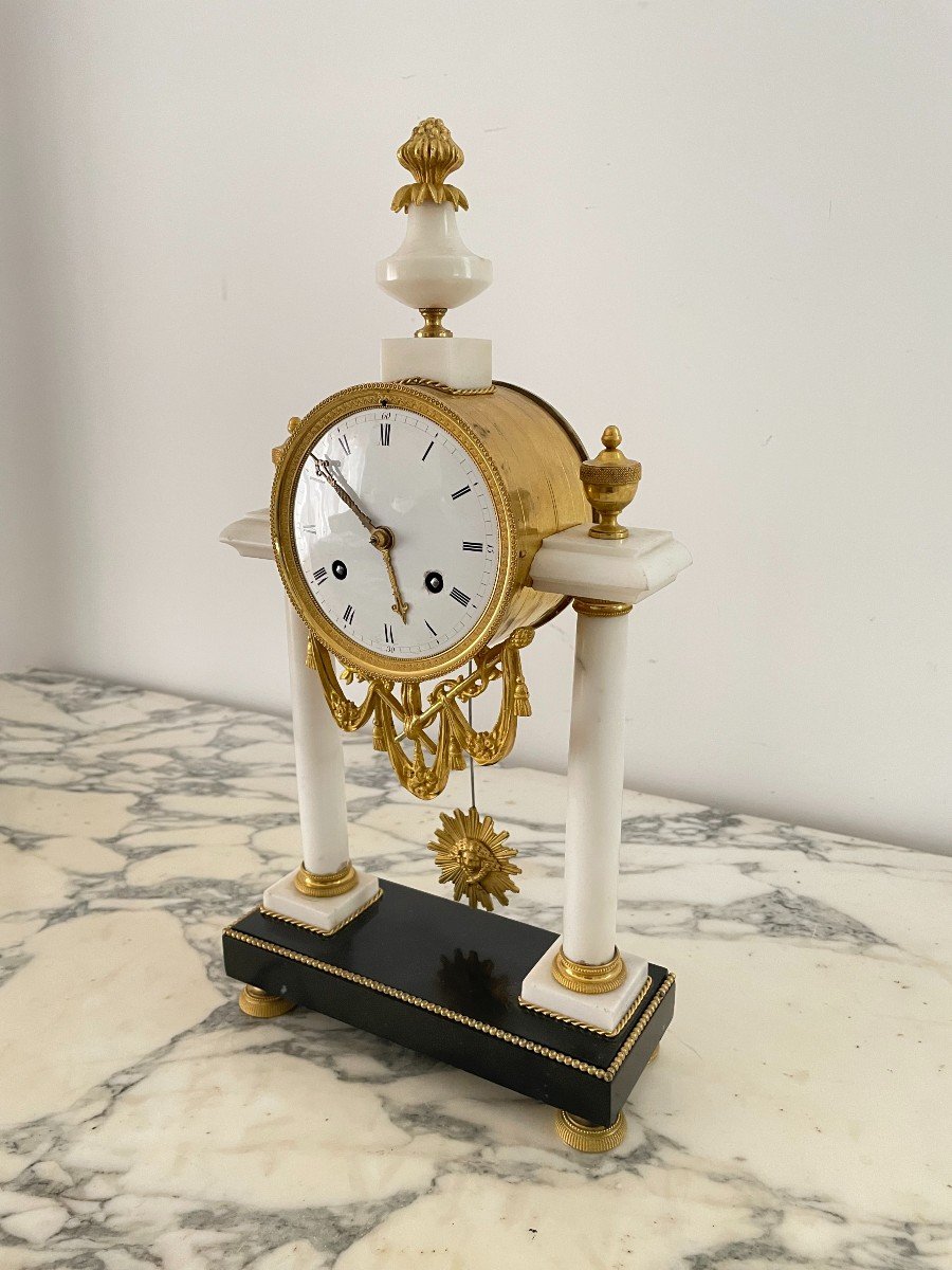 Louis XVI Portic Clock