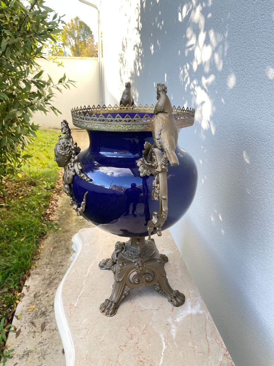 Large Cahe Pot Napoleon III-photo-2