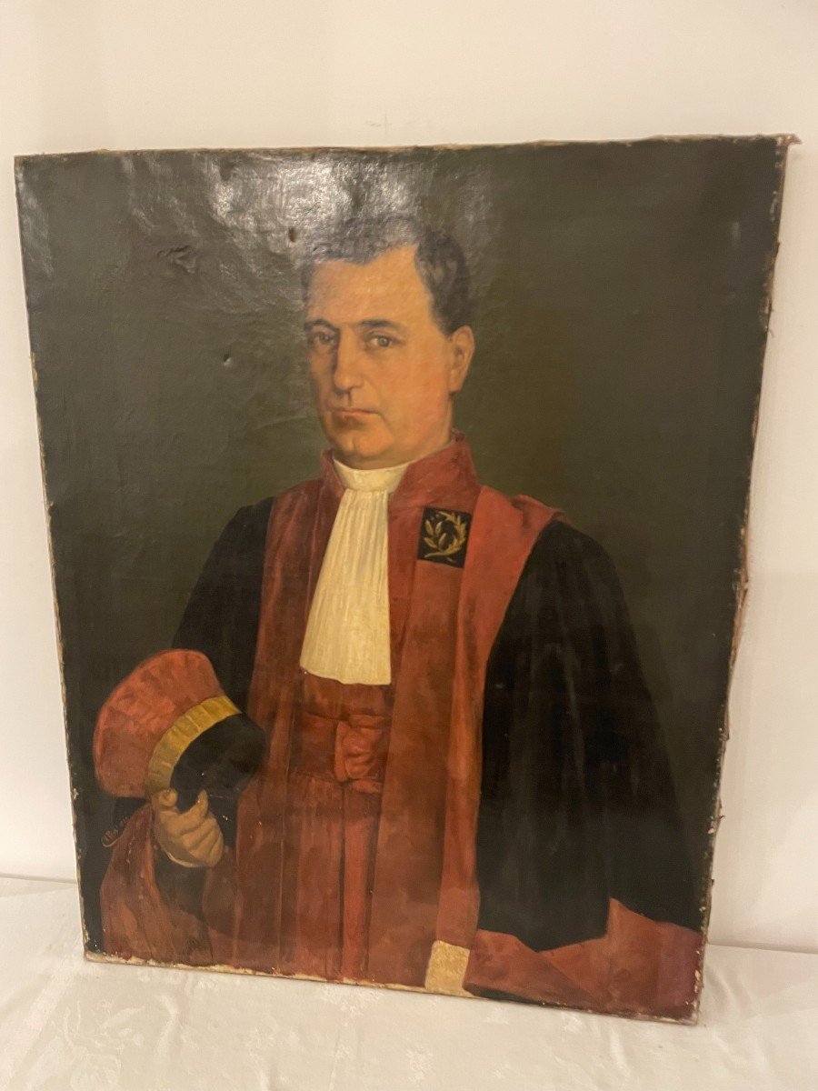 Portrait Of A 19th Century Magistrate-photo-4