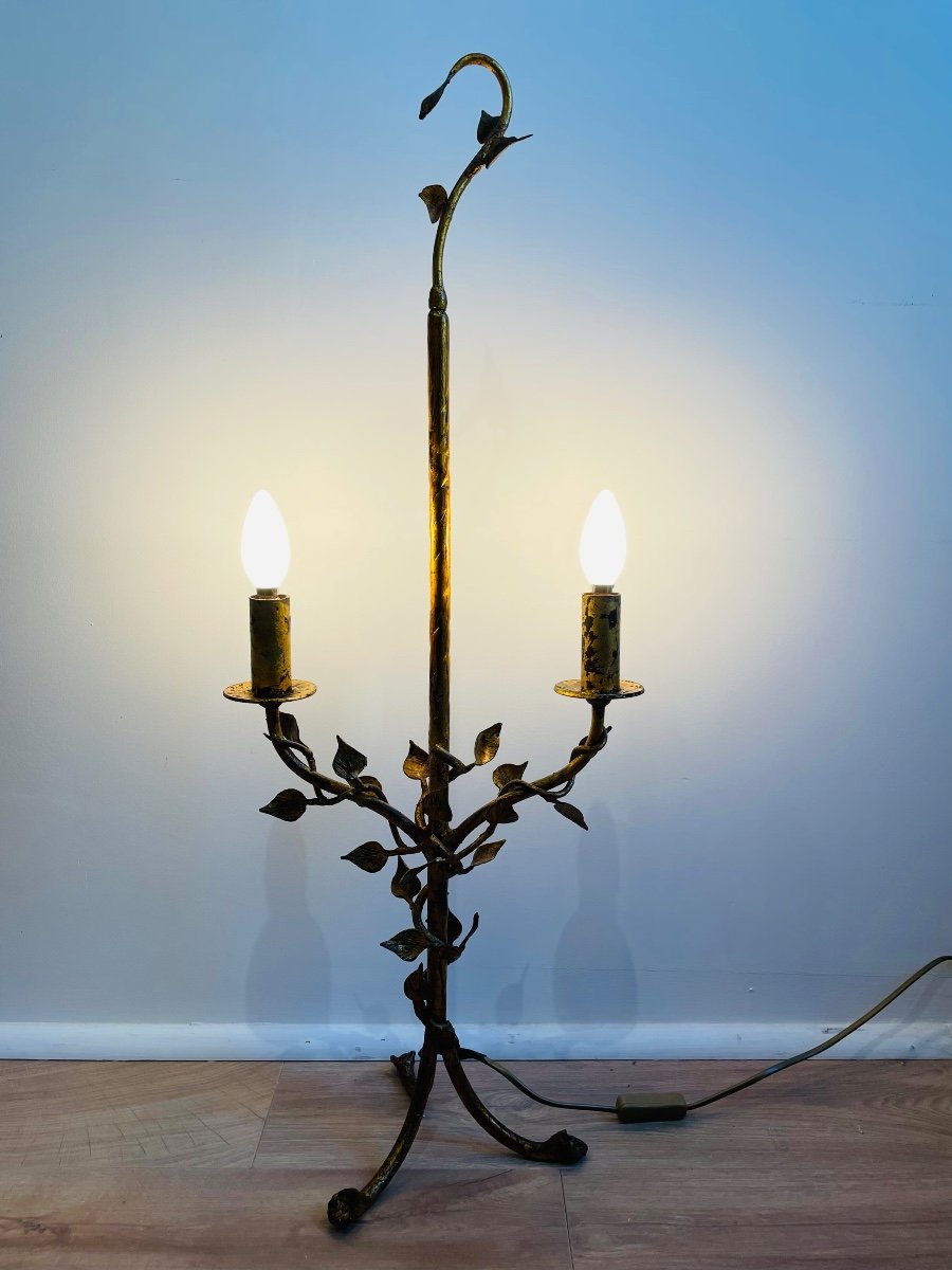 Table Lamp In Gilt Bronze -photo-3