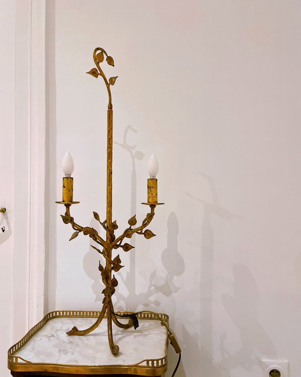 Table Lamp In Gilt Bronze -photo-4