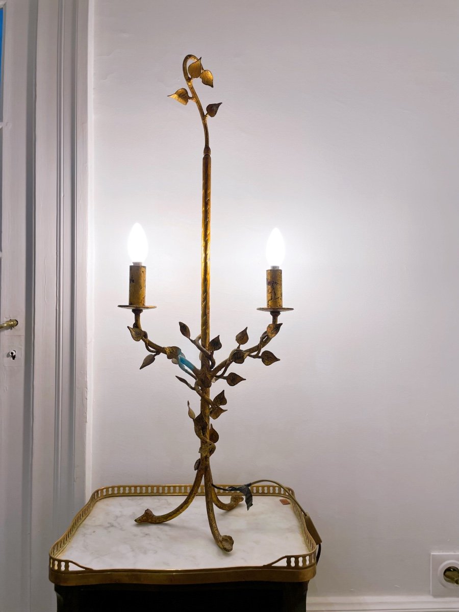 Table Lamp In Gilt Bronze -photo-5