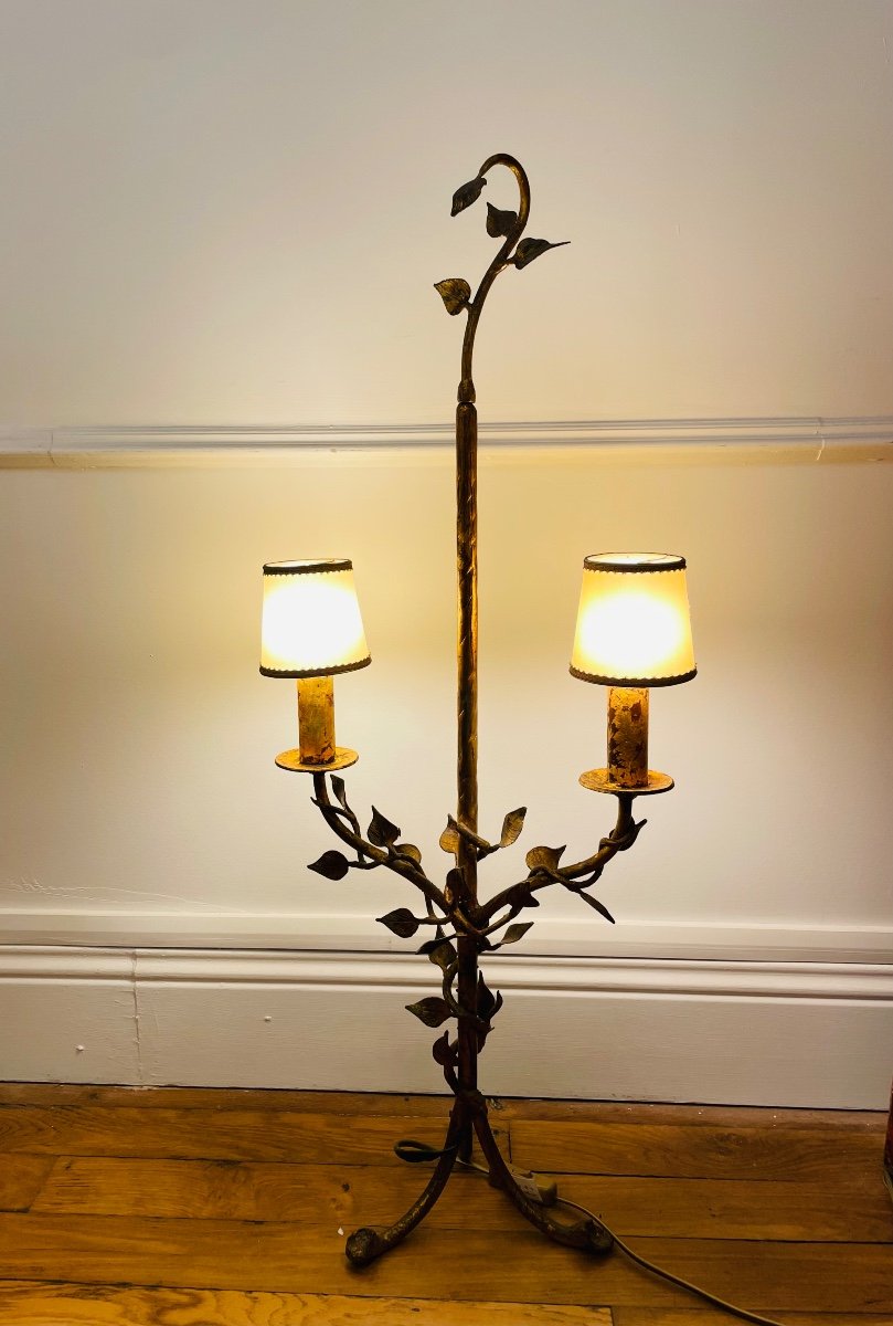 Table Lamp In Gilt Bronze 