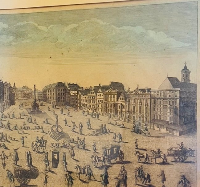 Engraving Of The City Of Vienna 18th-photo-2