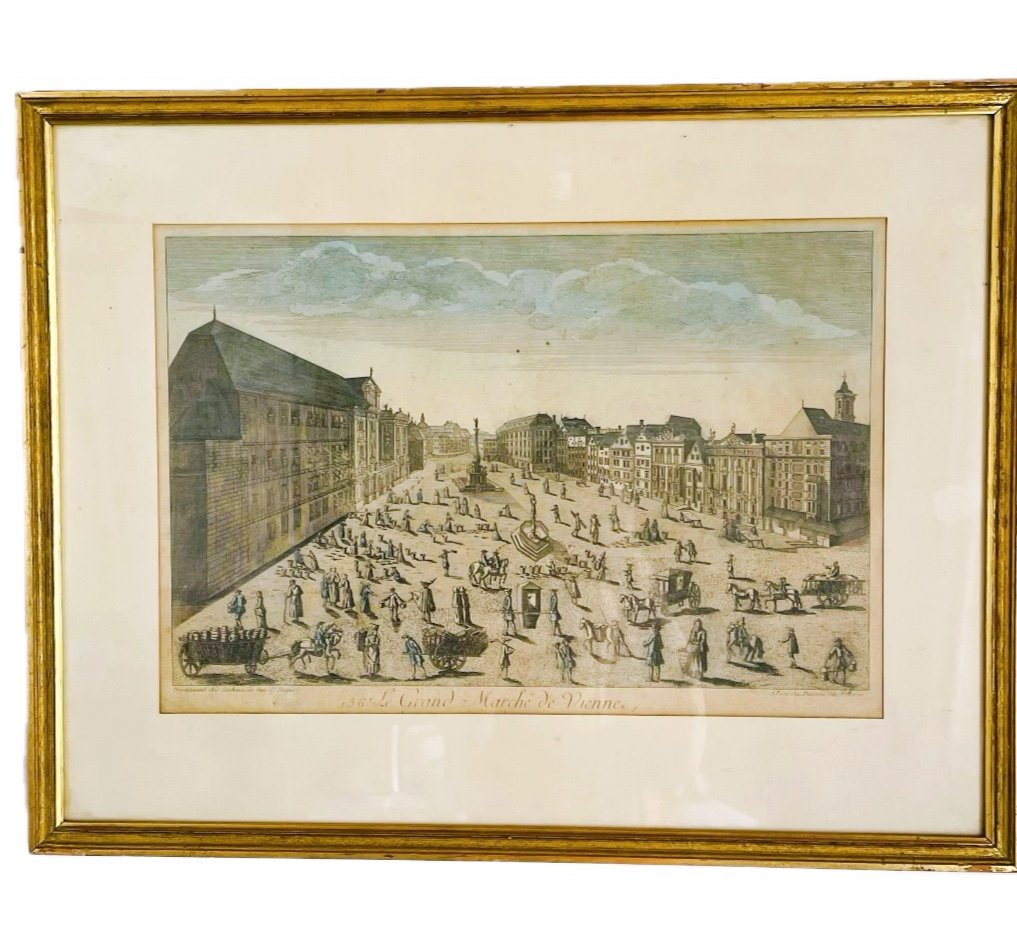 Gravure De La Ville De Vienne 18eme