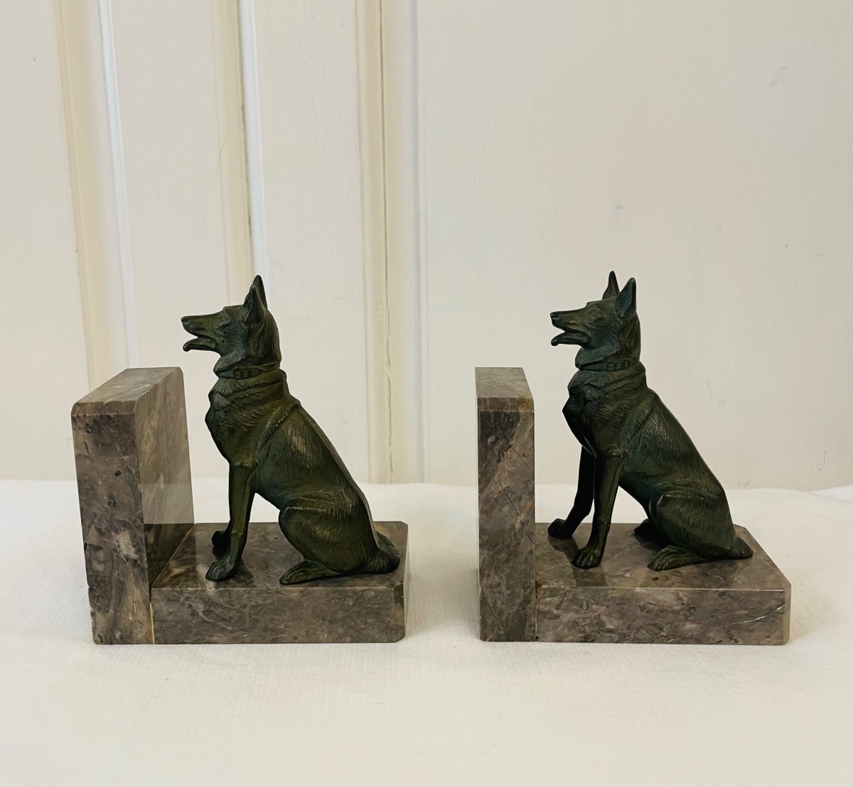 Pair Of Dog Bookends -photo-2