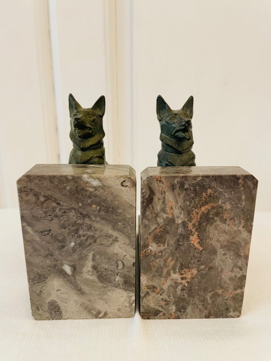 Pair Of Dog Bookends -photo-1