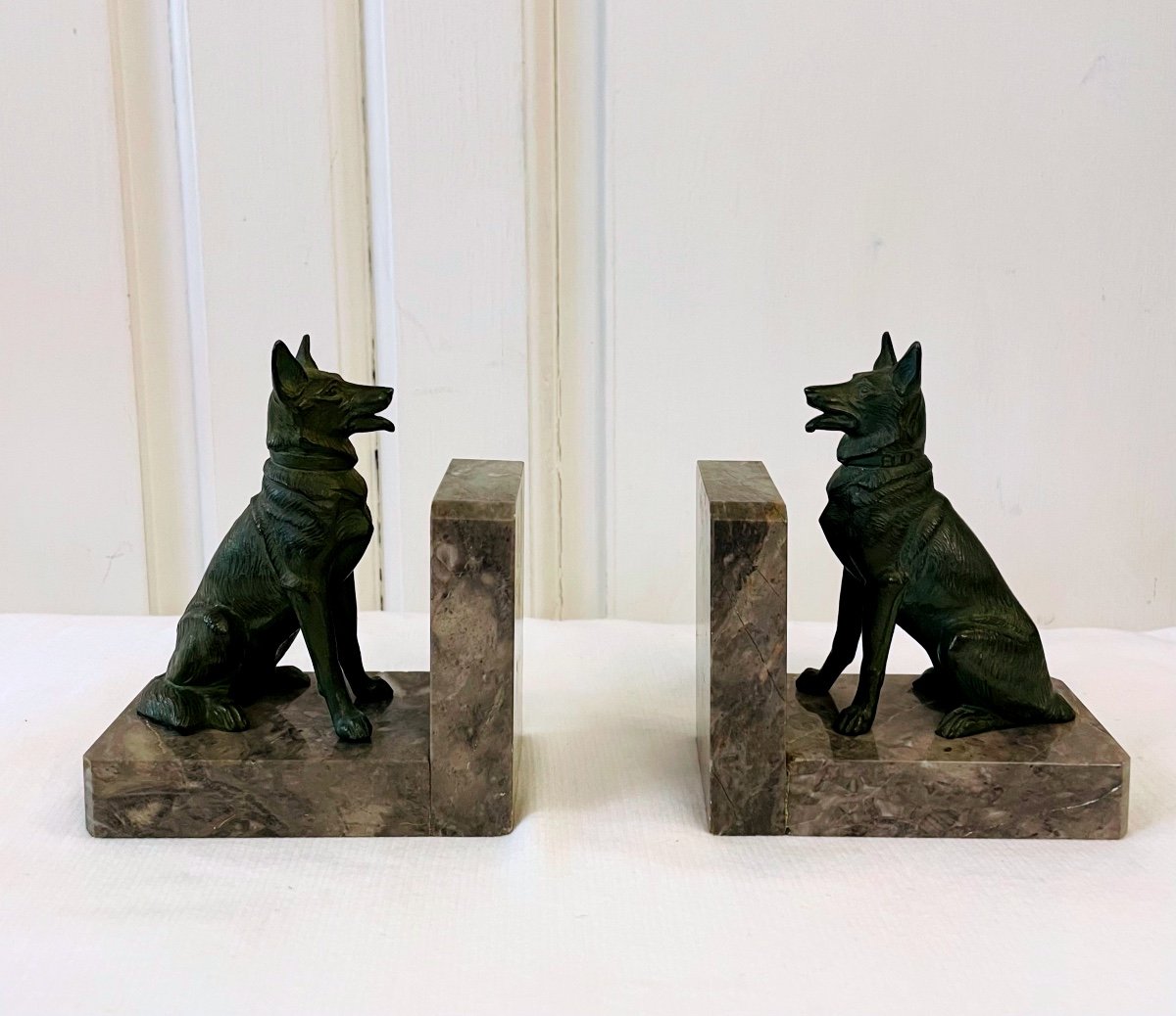 Pair Of Dog Bookends 