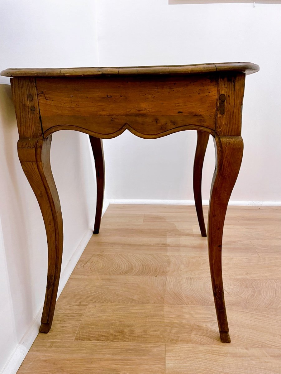 Petite Table De Bureau époque Louis XV – mi 18eme En Noyer -photo-2