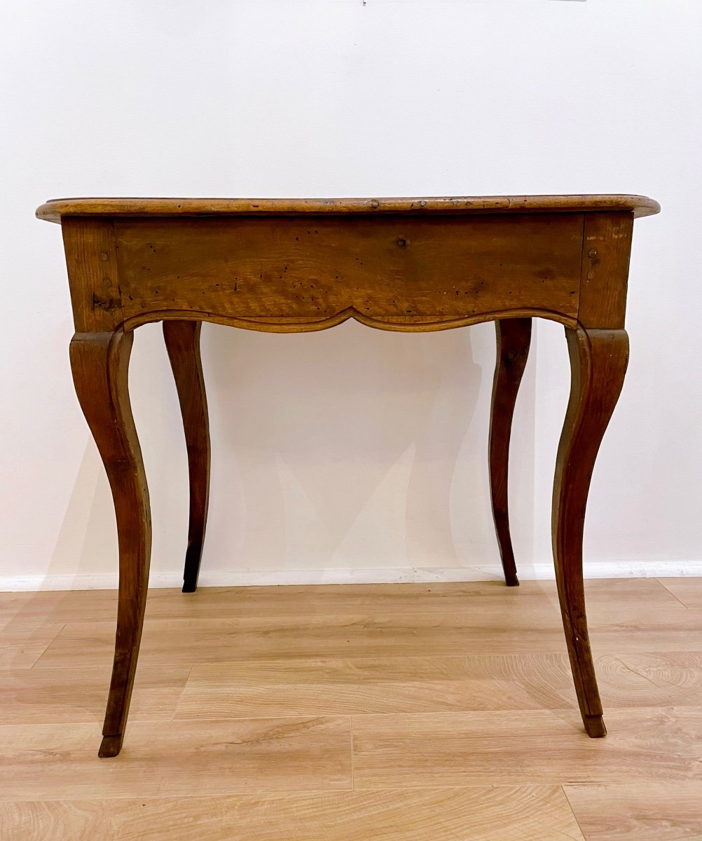 Petite Table De Bureau époque Louis XV – mi 18eme En Noyer -photo-3