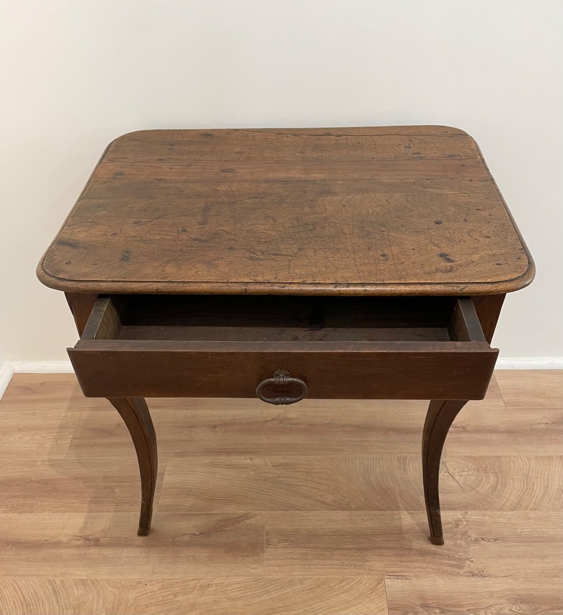 Petite Table De Bureau époque Louis XV – mi 18eme En Noyer -photo-3