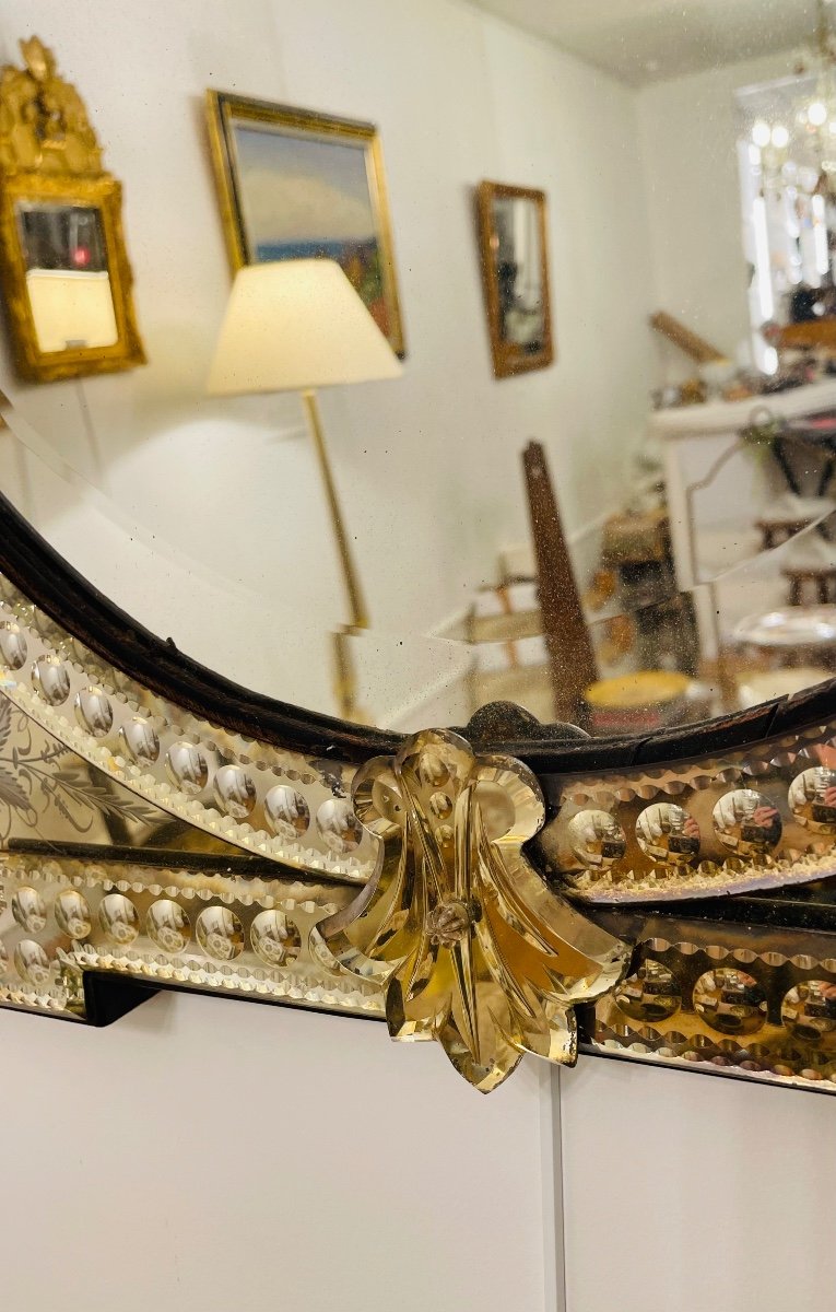 Venetian Mirror Late 19th Century-photo-4