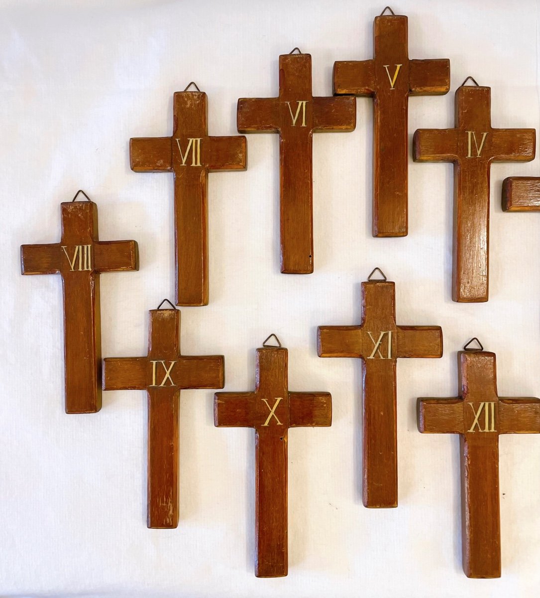 Small Wooden Way Of The Cross-photo-3