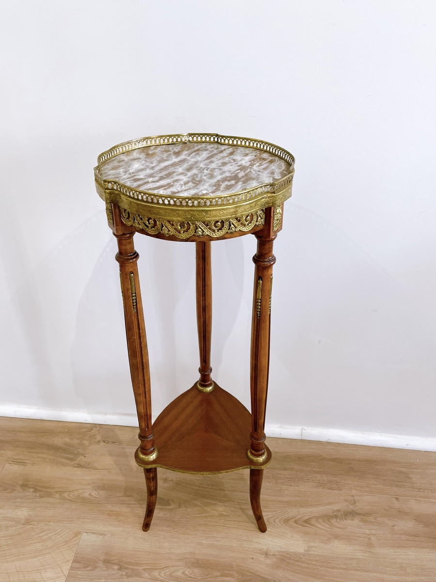 Small Napoleon III Period Tripod Pedestal Table