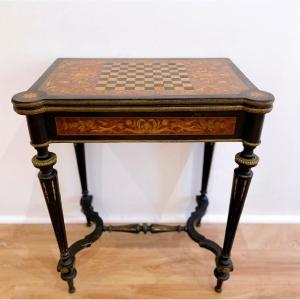 Console Table à Jeux Napoléon III