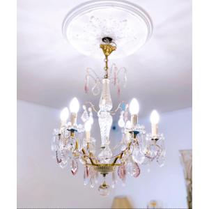 6-light Chandelier With Tassels