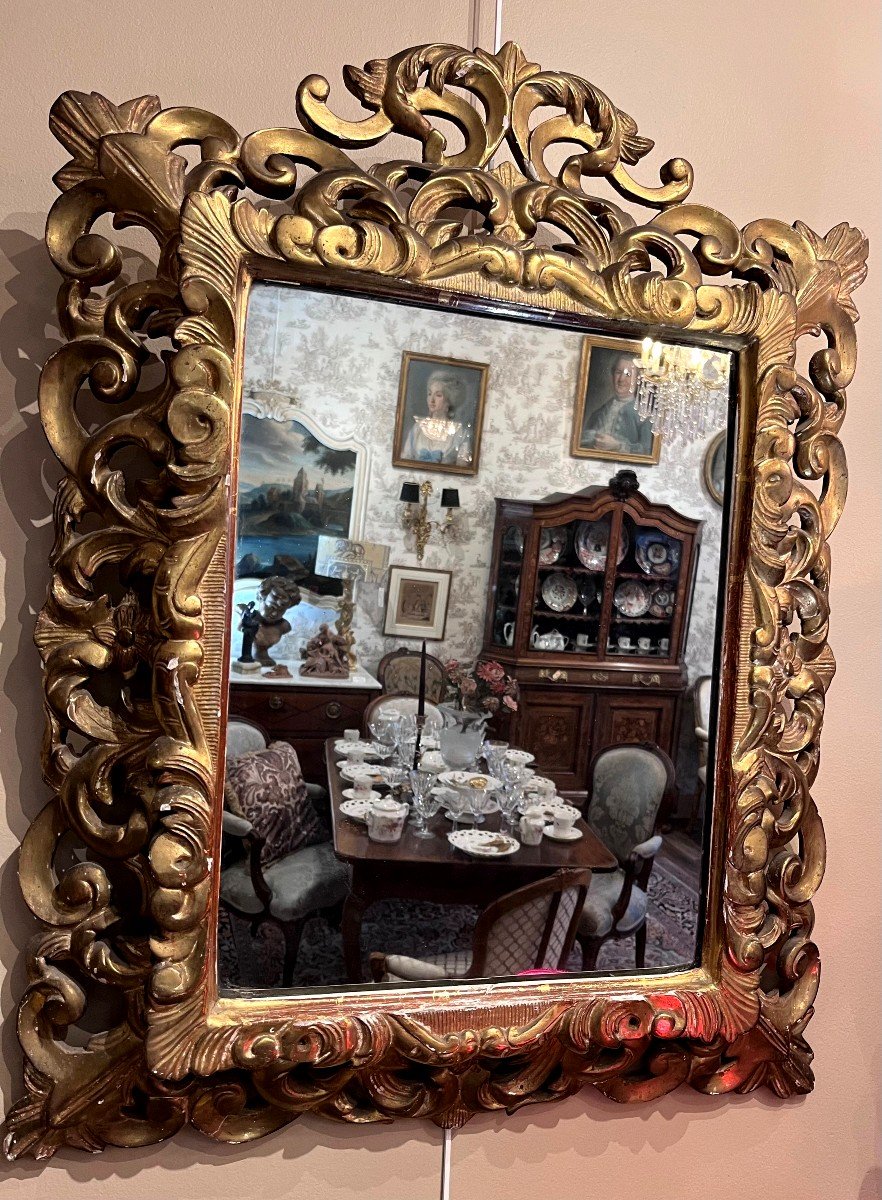 Miroir italien XIXème Siècle 