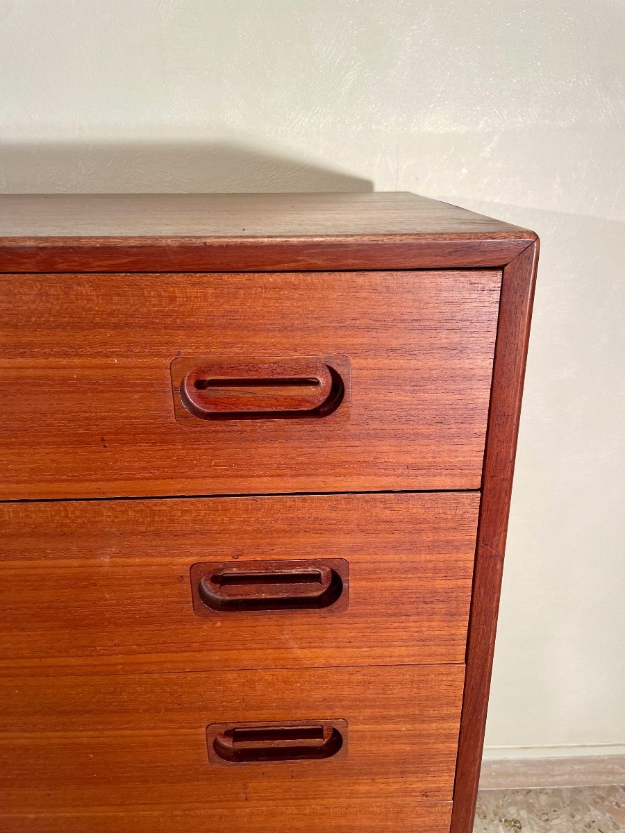 6 Drawer Chest Of Drawers In Teak, Denmark 1960-photo-3