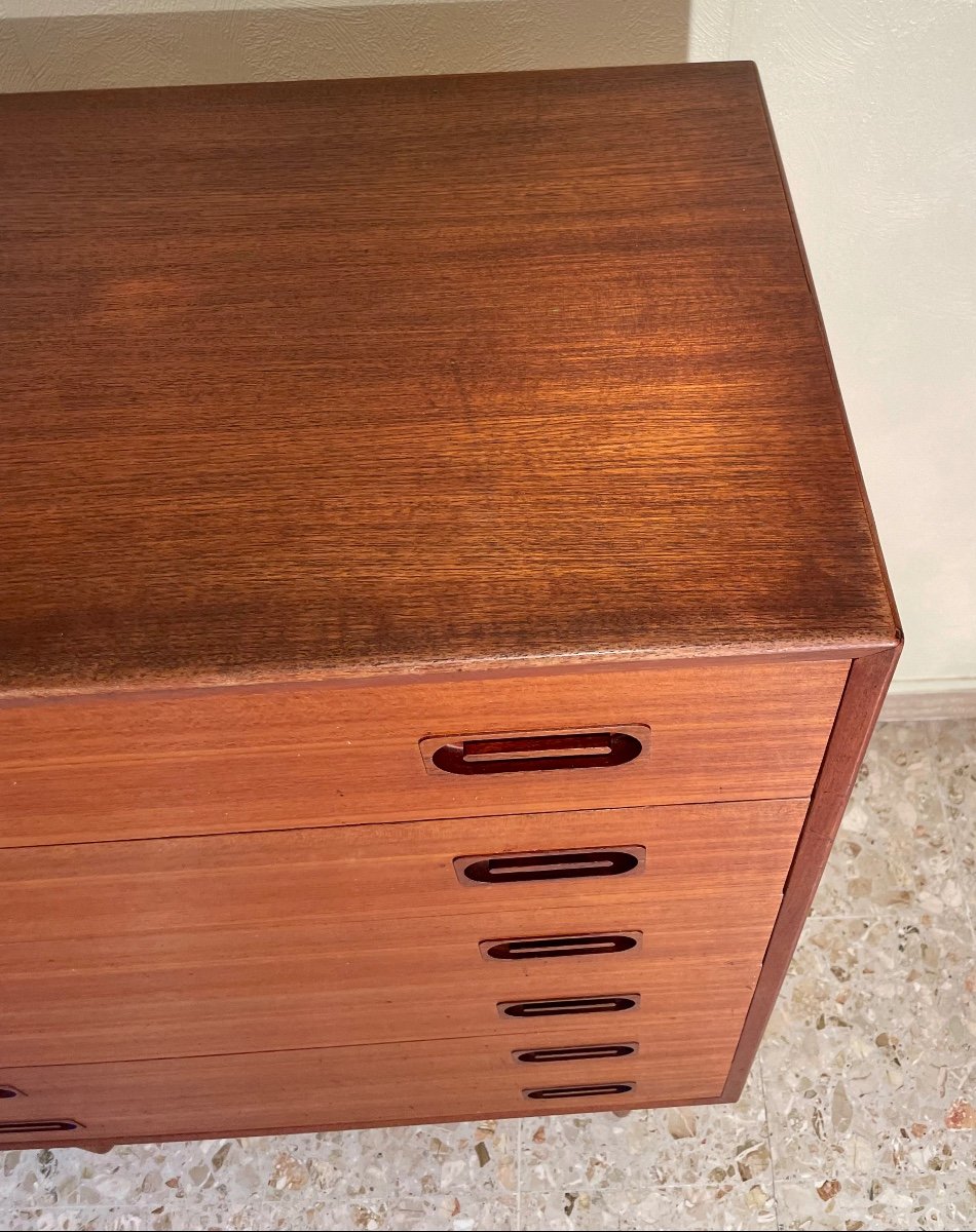 6 Drawer Chest Of Drawers In Teak, Denmark 1960-photo-2