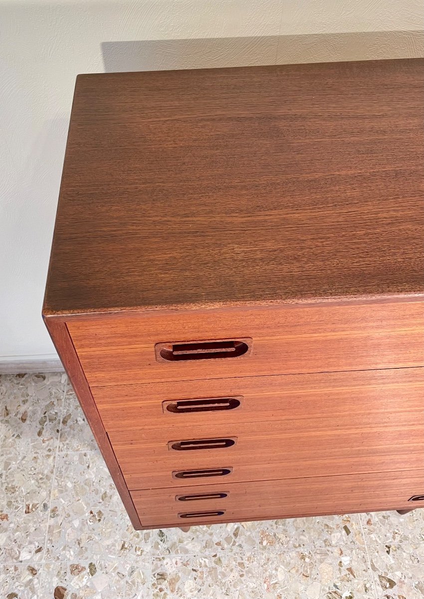 6 Drawer Chest Of Drawers In Teak, Denmark 1960-photo-3