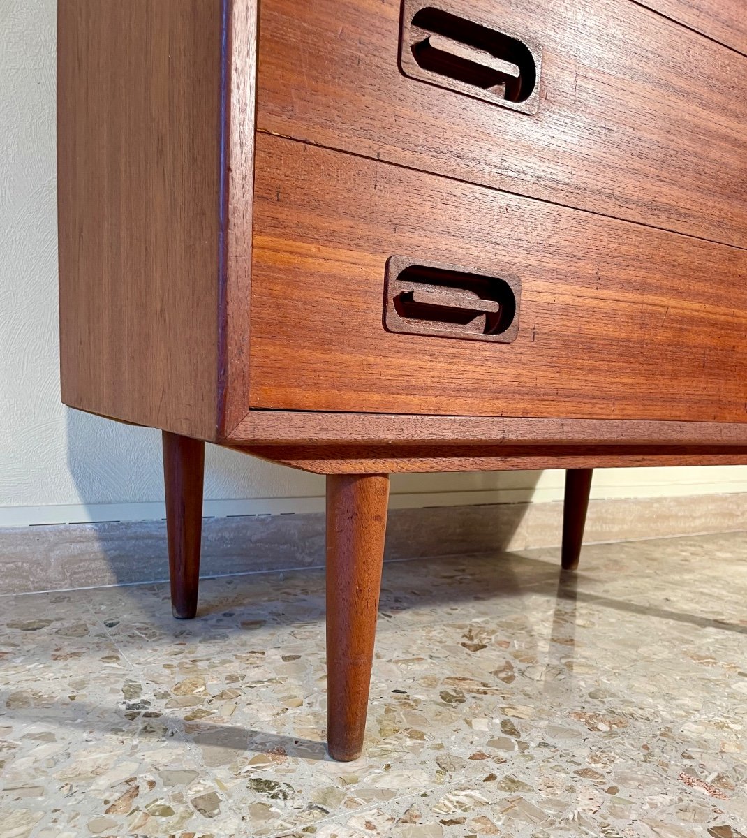 6 Drawer Chest Of Drawers In Teak, Denmark 1960-photo-4