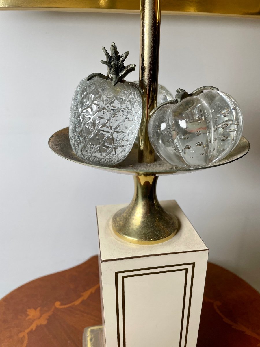 Charles House Lamp, Crystal Fruit Cup-photo-5