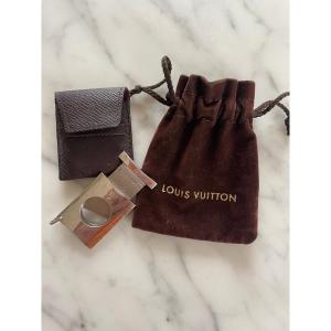 Louis Vuitton. Silver Metal Cigar Cutter