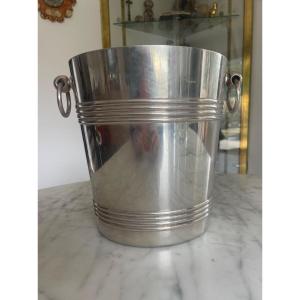 Christofle. Art Deco Silver-plated Champagne Bucket 