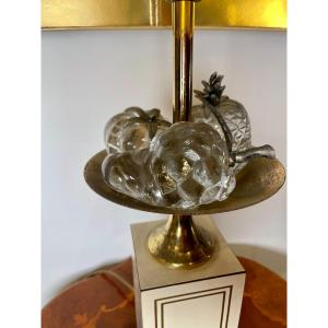 Charles House Lamp, Crystal Fruit Cup