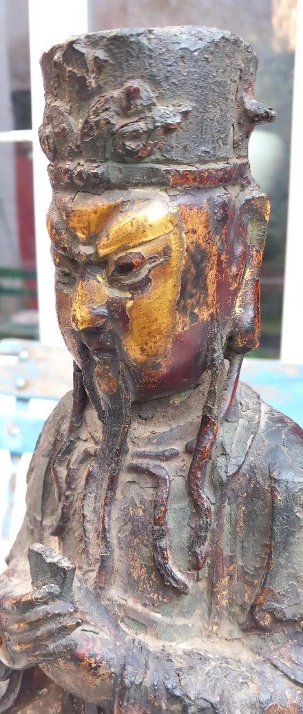 Chinese Dignitary Bronze 16th 17th Century -photo-2