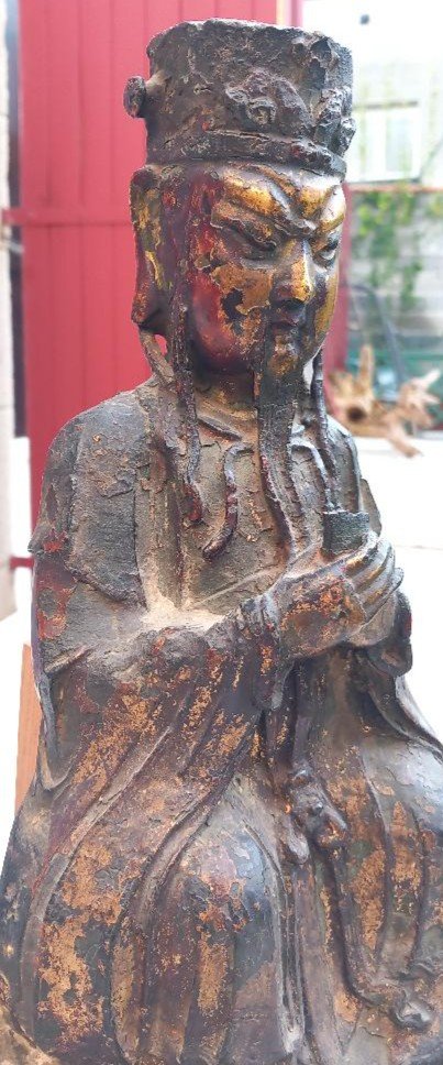 Chinese Dignitary Bronze 16th 17th Century -photo-4