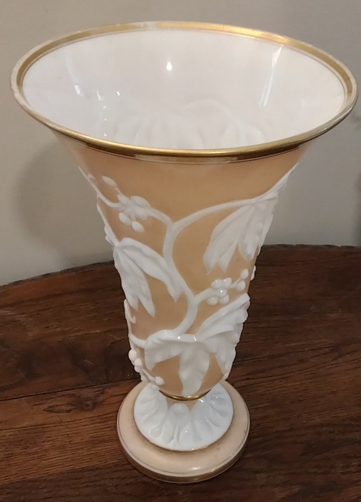 Baccarat Opaline Vase-photo-2