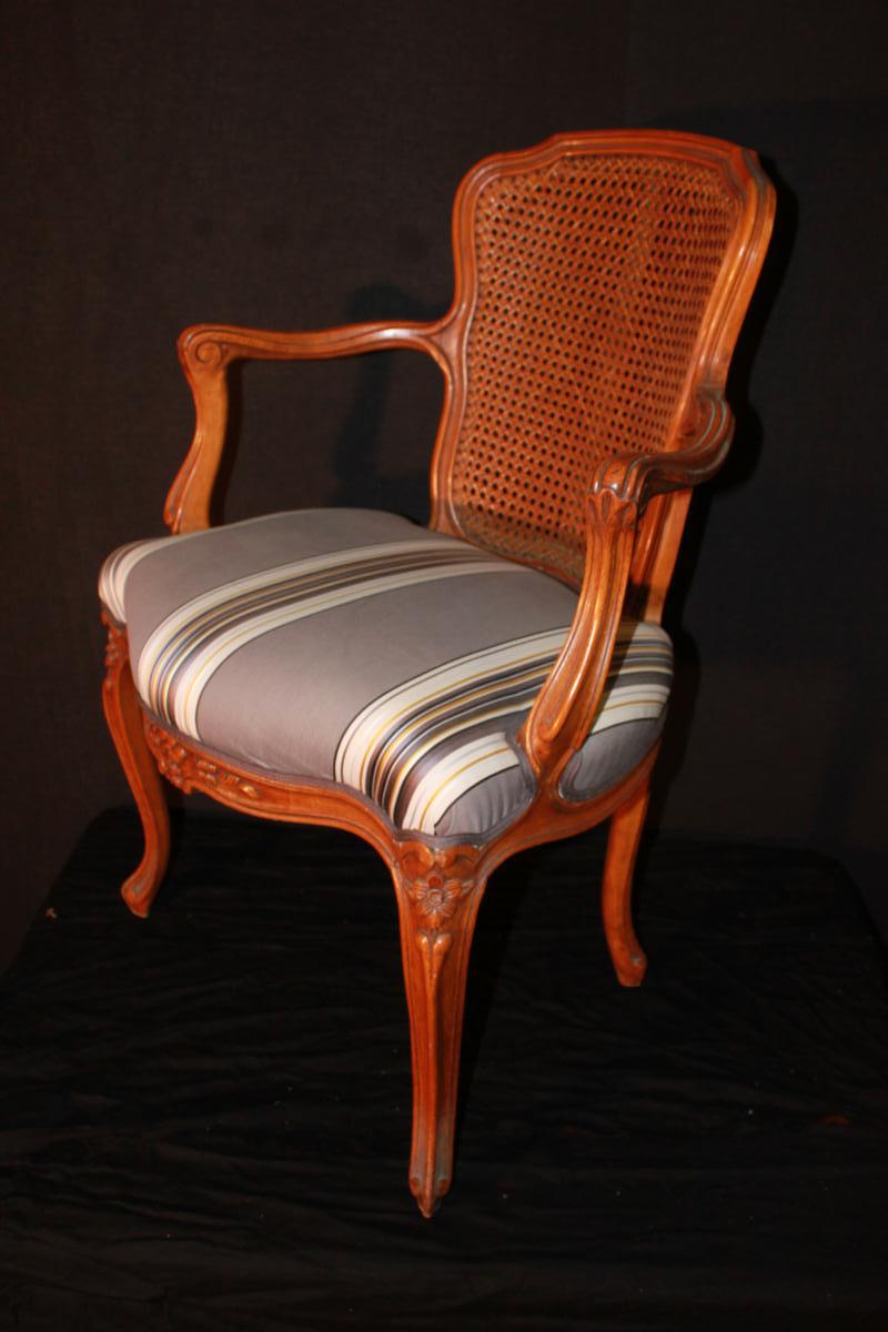 Fauteuil Style Louis XV-photo-2