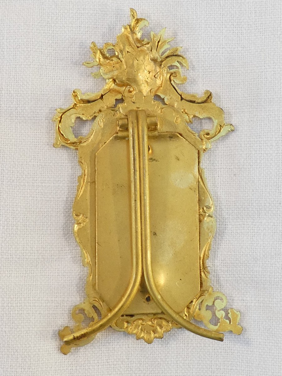 Louis XV Style Gilt Bronze Thermometer Frame-photo-3